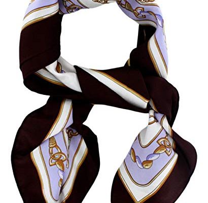 French Silk Scarf – Nautical – Square – 35″ X 35″ – 100 Silk Twill Review