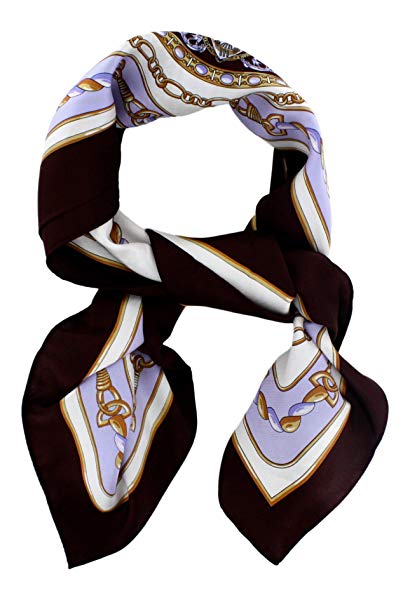French Silk Scarf - Nautical - Square - 35