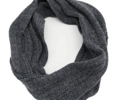 CLEARANCE – Handmade Lightweight Alpaca and Wool Circular Scarf (Charcoal) Review