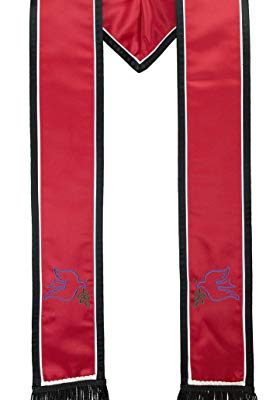 Deluxe Satin Clergy Stole with Embroidered Dove with Olive Branch Review