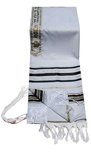 Talitnia Acrylic Tallit (Imitation Wool) Prayer Shawl