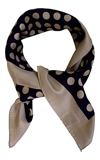 French Silk Scarf - Dot - Square 25
