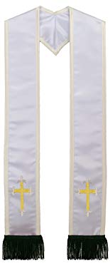 Deluxe Satin Clergy Stole with Embroidered Tripoint Cross Review