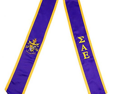 Sigma Alpha Epsilon Fraternity /Sorority Deluxe Embroidered Graduation Stole Review