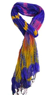 Long Stole Georgette Crinkled Dupatta Printed Veil Review