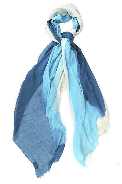 Blue Pacific Dream Scarf Cashmere and Silk, Teal