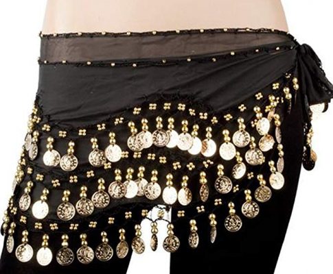 BellyLady Wholesale 10 Pcs 158 Gold Coins Belly Dance Hip Scarf Review