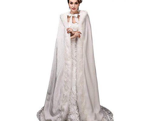 Fenghuavip Warm Long Cloak White Thicken Wedding Capes Review