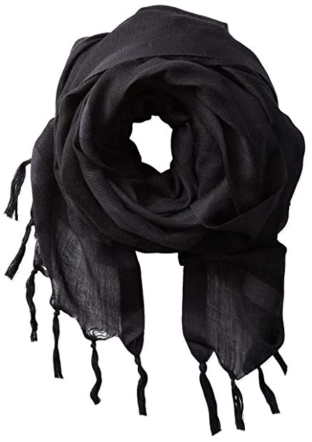 Love Quotes Women's Knotted Tassel Linen Scarf