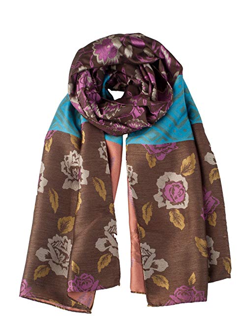 Elizabetta Silk Fashion Oblong Scarves, Shawls & Wraps, Made in Italy